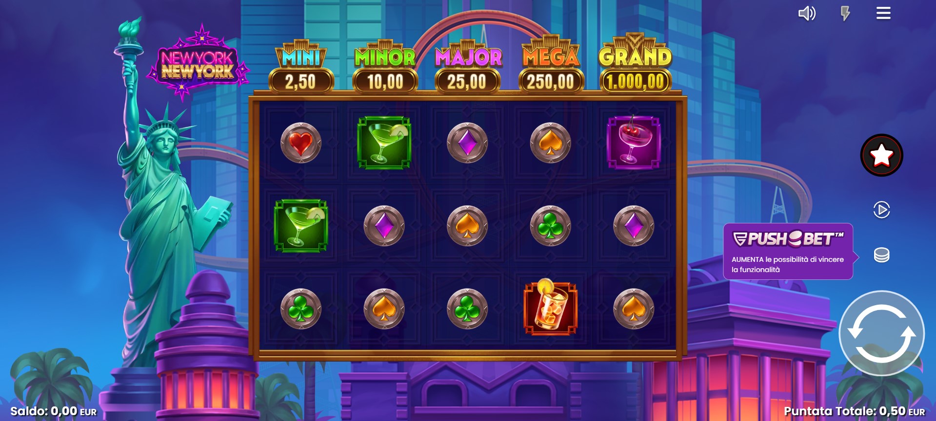 Slot, how to play New York New York on LeoVegas Casino: symbols, bet levels and special features