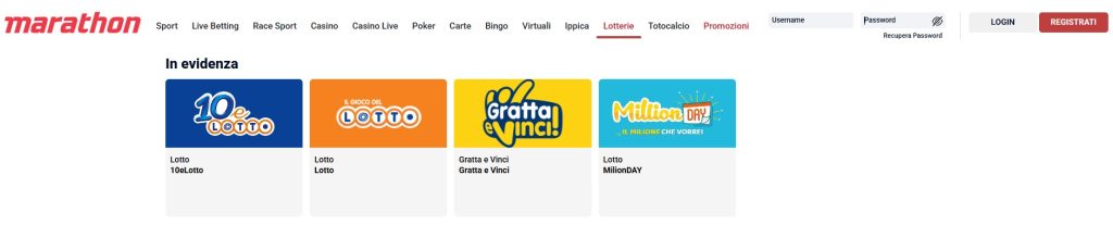 Lotteries, Lotto and Scratch & Win products available on Marathonbet: the games present and where to find them
